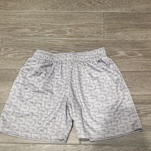 The Drip Shop Kids Gray Patterned Shorts Size XL